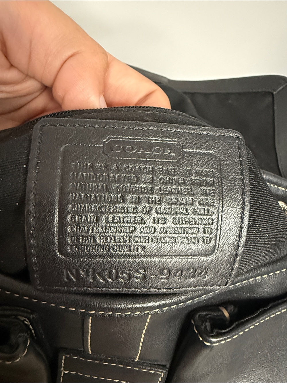 Coach 9434 Vintage SoHo Black Leather Shoulder Bag - Picture 6 of 6